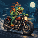 Murloc riding a motorcycle — 2026-10-03 13:04 UTC