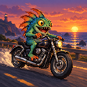 Murloc riding a motorcycle — 2026-10-03 14:04 UTC