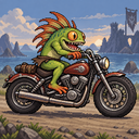 Murloc riding a motorcycle — 2026-10-03 14:06 UTC