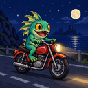 Murloc riding a motorcycle — 2026-10-08 23:04 UTC
