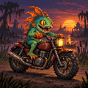 Murloc riding a motorcycle — 2026-10-09 00:04 UTC