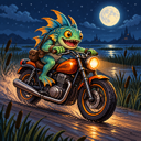 Murloc riding a motorcycle — 2026-10-09 02:04 UTC