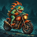 Murloc riding a motorcycle — 2026-10-09 05:03 UTC
