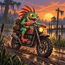 Murloc riding a motorcycle — 2026-10-03 15:04 UTC