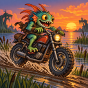 Murloc riding a motorcycle — 2026-10-09 08:03 UTC