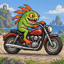 Murloc riding a motorcycle — 2026-10-09 09:03 UTC