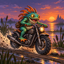 Murloc riding a motorcycle — 2026-10-03 02:06 UTC