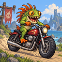 Murloc riding a motorcycle — 2026-10-09 11:04 UTC