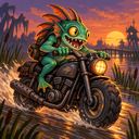 Murloc riding a motorcycle — 2026-10-09 14:04 UTC