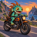 Murloc riding a motorcycle — 2026-10-09 16:02 UTC