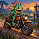 Murloc riding a motorcycle — 2026-10-09 19:03 UTC