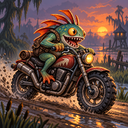 Murloc riding a motorcycle — 2026-10-03 17:03 UTC
