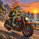 Murloc riding a motorcycle — 2026-10-10 01:02 UTC