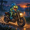 Murloc riding a motorcycle — 2026-10-10 10:02 UTC