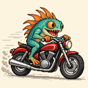 Murloc riding a motorcycle — 2026-10-10 11:04 UTC
