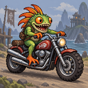 Murloc riding a motorcycle — 2026-10-10 11:04 UTC