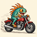 Murloc riding a motorcycle — 2026-10-10 11:05 UTC