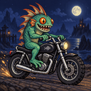 Murloc riding a motorcycle — 2026-10-10 12:05 UTC