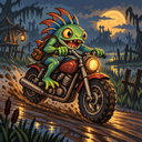 Murloc riding a motorcycle — 2026-10-10 17:03 UTC