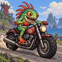 Murloc riding a motorcycle — 2026-10-10 18:03 UTC