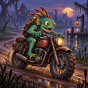 Murloc riding a motorcycle — 2026-10-10 21:02 UTC
