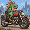 Murloc riding a motorcycle — 2026-10-11 00:02 UTC