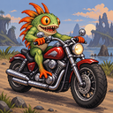 Murloc riding a motorcycle — 2026-10-11 01:01 UTC
