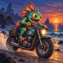 Murloc riding a motorcycle — 2026-10-03 20:03 UTC