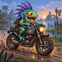 Murloc riding a motorcycle — 2026-10-11 12:58 UTC
