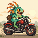 Murloc riding a motorcycle — 2026-10-11 19:01 UTC