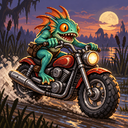 Murloc riding a motorcycle — 2026-10-11 20:02 UTC