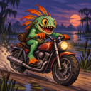 Murloc riding a motorcycle — 2026-10-11 21:03 UTC