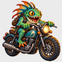 Murloc riding a motorcycle — 2026-10-12 01:03 UTC
