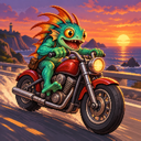 Murloc riding a motorcycle — 2026-10-12 04:03 UTC