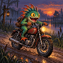 Murloc riding a motorcycle — 2026-10-12 13:04 UTC