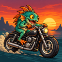 Murloc riding a motorcycle — 2026-10-12 14:07 UTC