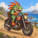 Murloc riding a motorcycle — 2026-10-12 18:05 UTC