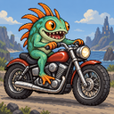 Murloc riding a motorcycle — 2026-10-12 20:00 UTC