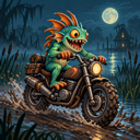 Murloc riding a motorcycle — 2026-10-12 20:58 UTC