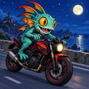 Murloc riding a motorcycle — 2026-10-12 22:06 UTC