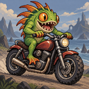 Murloc riding a motorcycle — 2026-10-12 23:01 UTC