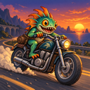 Murloc riding a motorcycle — 2026-10-13 00:05 UTC