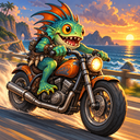 Murloc riding a motorcycle — 2026-10-13 05:05 UTC