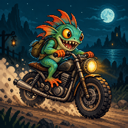 Murloc riding a motorcycle — 2026-10-13 10:03 UTC