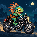 Murloc riding a motorcycle — 2026-10-13 14:03 UTC