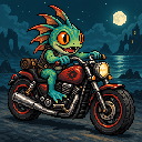 Murloc riding a motorcycle — 2026-10-13 14:03 UTC