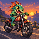 Murloc riding a motorcycle — 2026-10-13 14:07 UTC