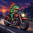Murloc riding a motorcycle — 2026-10-04 01:02 UTC