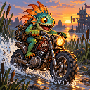 Murloc riding a motorcycle — 2026-10-13 20:00 UTC