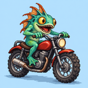Murloc riding a motorcycle — 2026-10-13 22:04 UTC